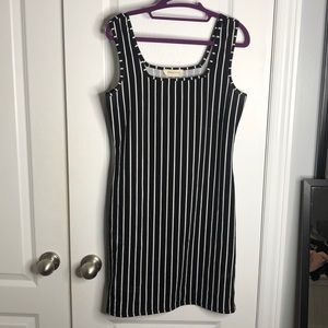 Striped Body Con Dress